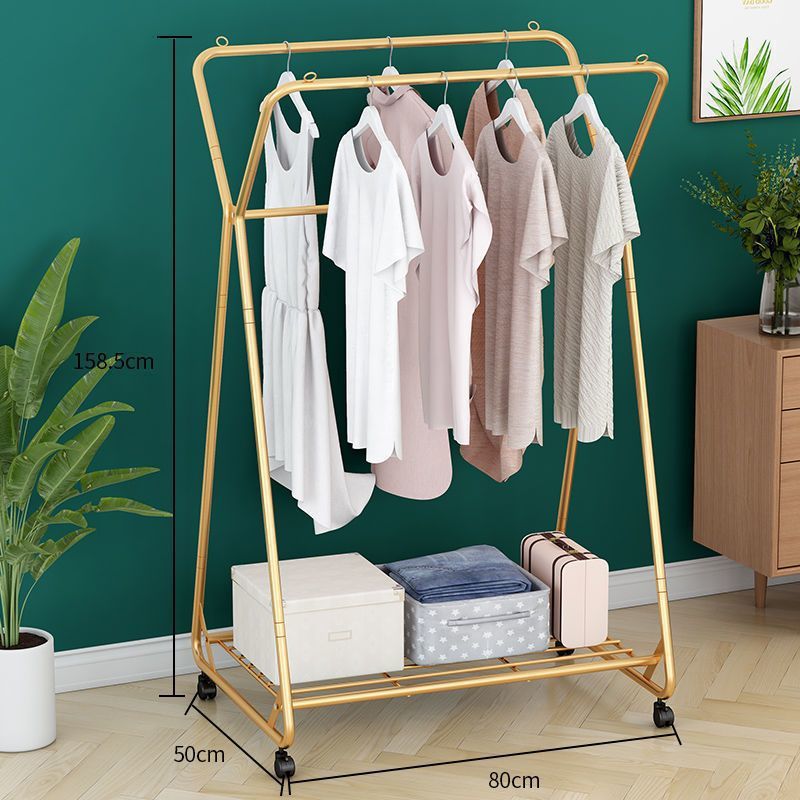 [더블 폴 타입 + 유니버셜 휠] 길이 80CM 골드