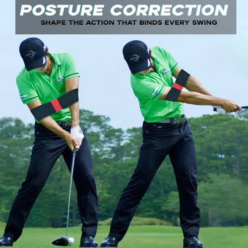Golf Swing Arm Action Correction Strap Swing Posture Fixed Tightening Band Up-Hand Position Corrector