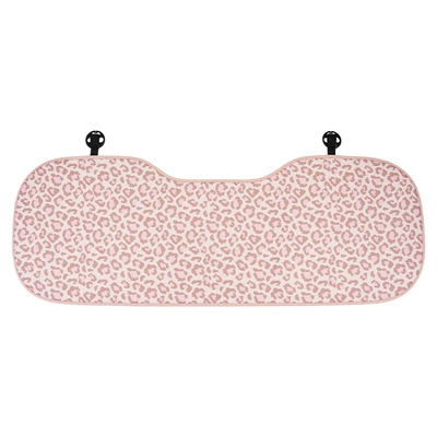 breathable seat pad, universal seat cover – Seat cushion, seat cover - linen-leopard-print-seat-cushion-in-pink-for-the-back-seat