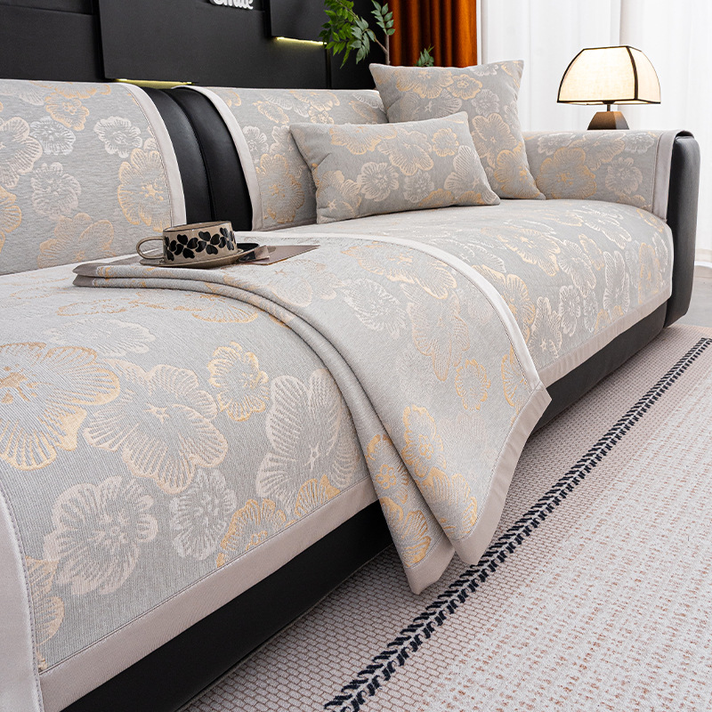 European Minimalist French Romantic Sofa Cover Elastic Protector_voghion.com