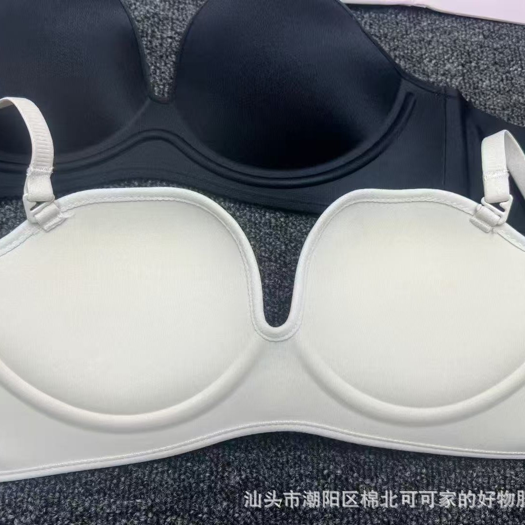 Inventario de bajo precio, dama de alta calidad, una taza de bola sin marca, sujetador, ropa interior de moda francesa para niñas.