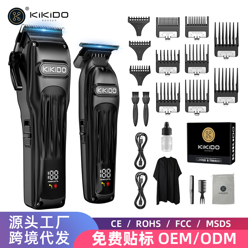 Nuevo cortapelos eléctricos transfronterizos, cortador de pelo calvo especial para peluquería, cortapelos de cortapelos eléctricos