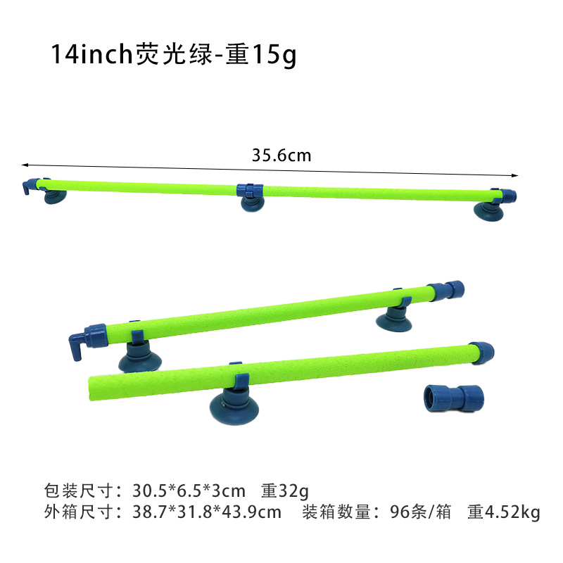 Tubo de acuario americano tanque de peces tubo de burbuja tira de burbuja placa de piedra de la burbuja tira de gas de piedra de tira de aumento de oxígeno del acuario