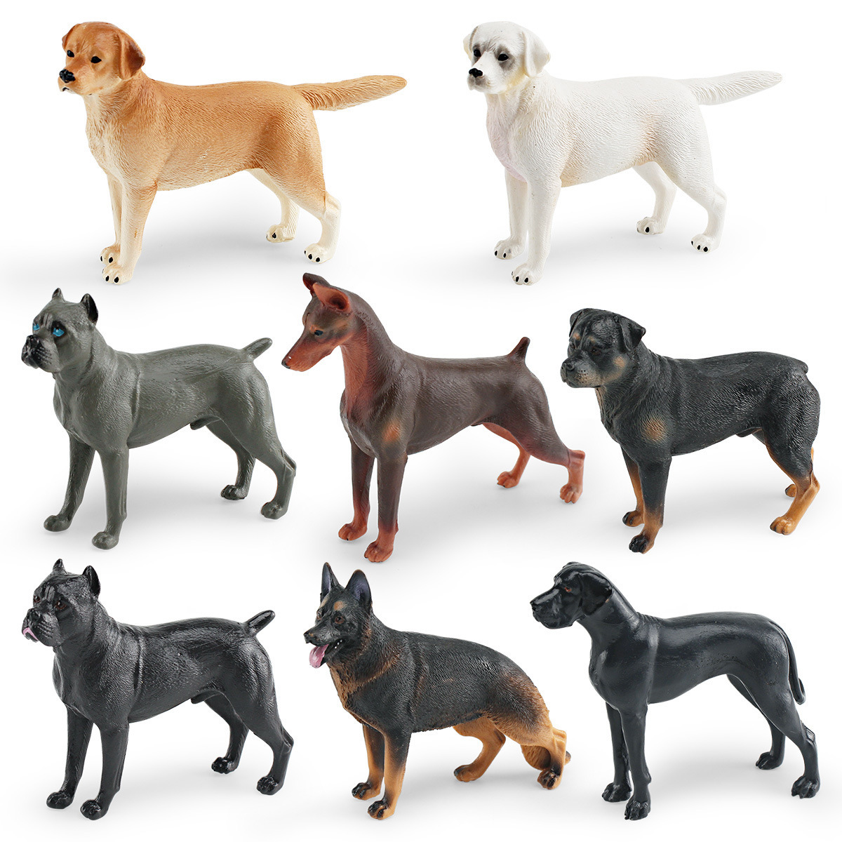 Perro Pastor de simulación transfronteriza Rowena perro Labrador Casero perro Gran danés mascota perro modelo animal