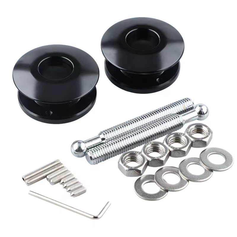 Cross-border hot-selling car modification accessories racing 62mm machine cover lock quick release button type bumper hood surround