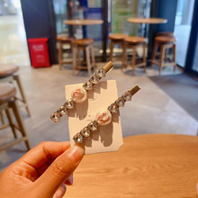 2023新款韩国大东门闪亮镶钻甜美发夹时尚少女外出鸭嘴夹小红书