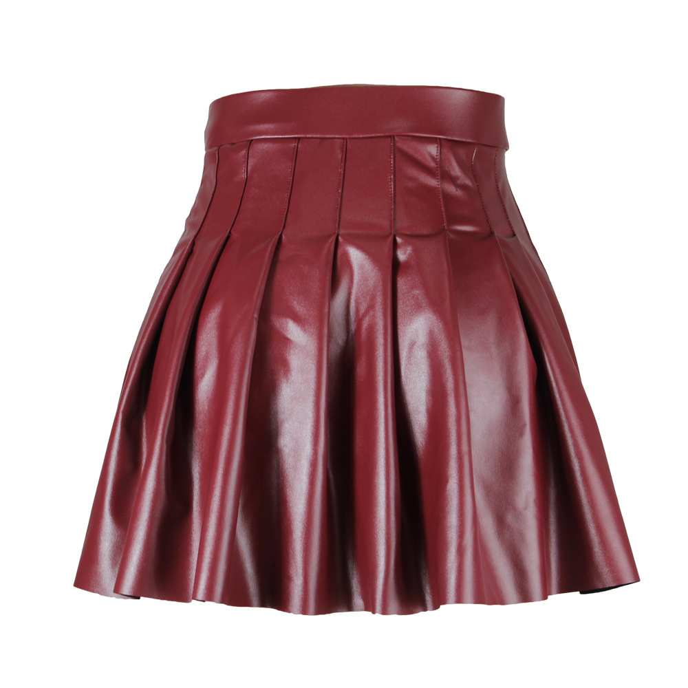 Pleated Short Sexy High Waist Skirt NSQY63664