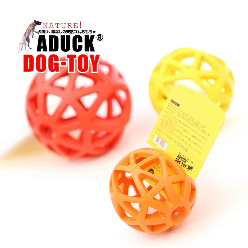 Реалистичные резиновые игрушки для собак Aduck/SalalaPet резиновая еда-индуцирующая эластичная мячик/пустотелый мяч без еды