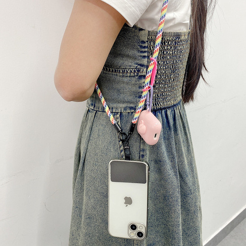 7MM mobile phone strap lanyard cross-body can be carried around the neck camera anti-lost rope lanyard braided strap card mobile phone rope