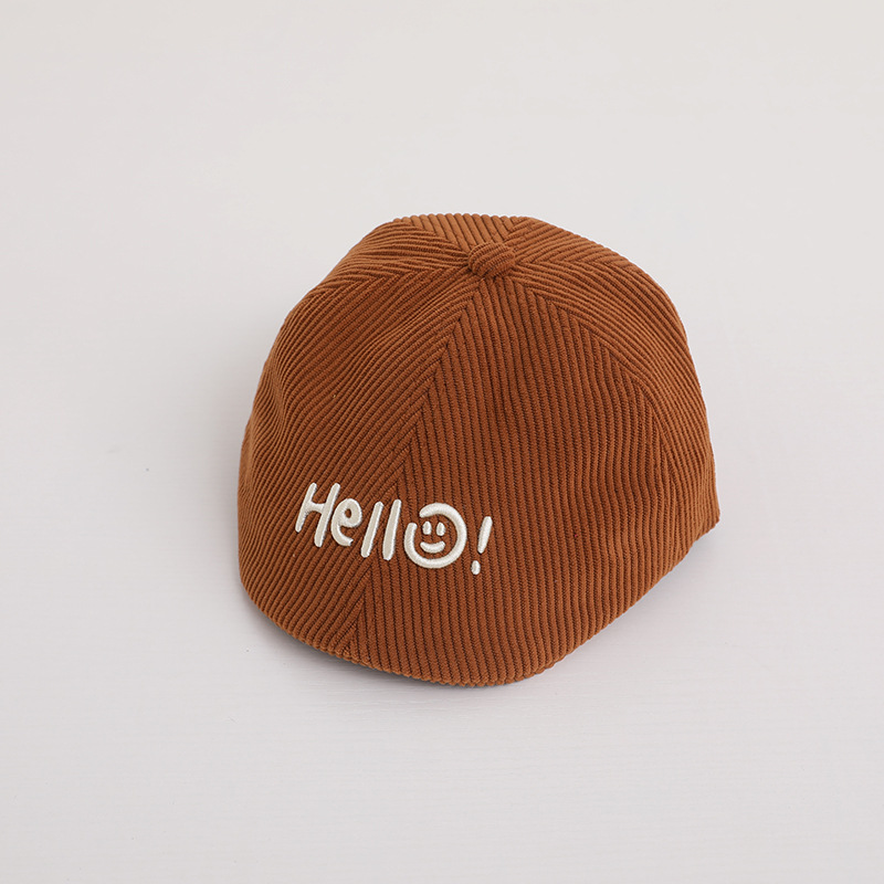 Sombreros infantiles primavera y otoño casuales versátiles boinas bebés retro sombrero de avance para niños sombreros de sombra de la tendencia