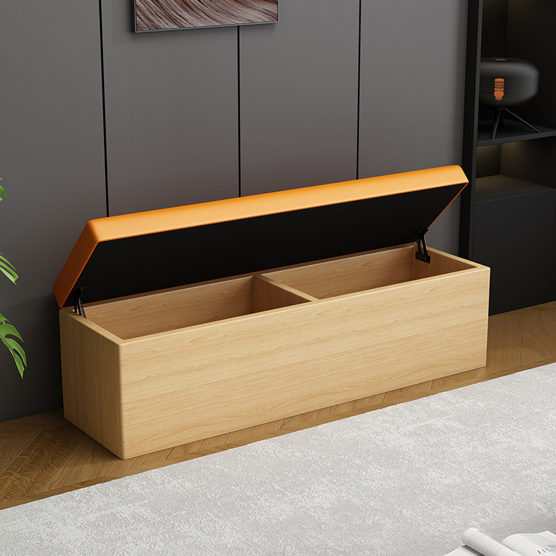 家用门口换鞋凳入户可坐式轻奢储物凳服装店长条沙发凳床尾收纳凳