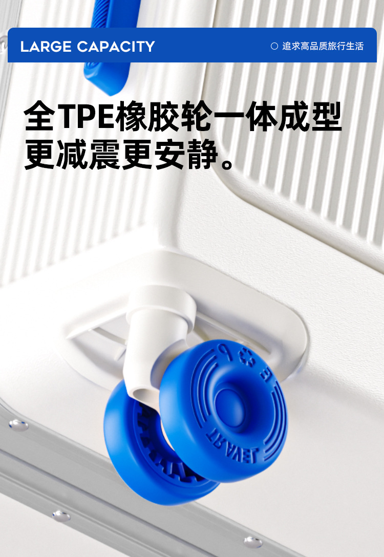 Front-opening luggage cup holder suitcase password lock suitcase shock-absorbing spring wheel wide pull handle trolley case charging port luggage