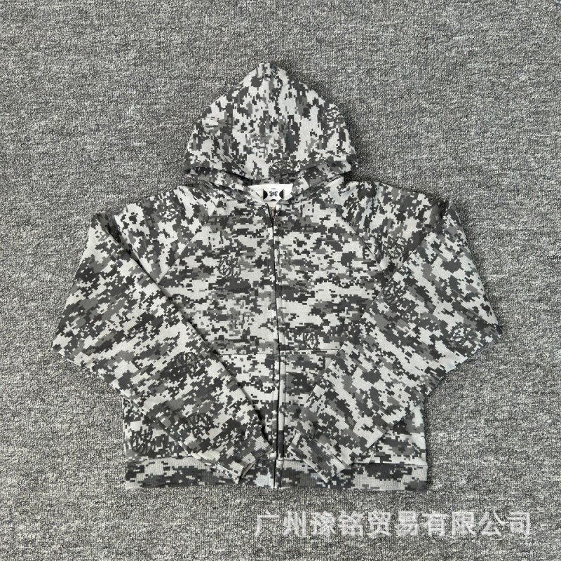欧美高街秋冬新款美式时尚潮流宽松休闲字母刺绣连帽卫衣卫裤男女|undefined