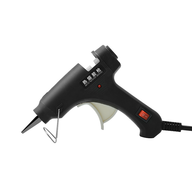 Pistola de pegamento de fusión en caliente más varilla 7mm casa transfronteriza hecha a mano DIY pistola de pegamento de fusión en caliente varilla de pegamento 20W pistola de fusión en caliente hecha a mano para niños
