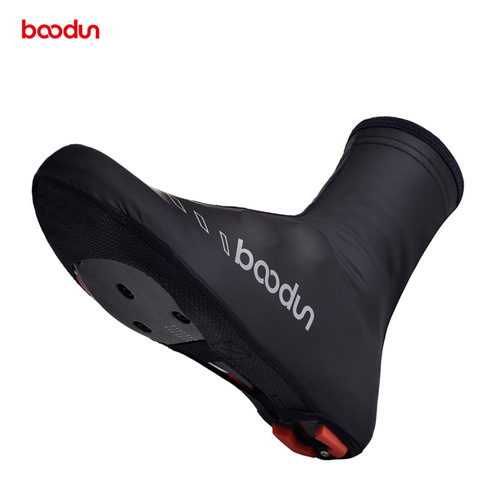 Burton Sports Autumn and Winter New Cycling Shoe Covers Outdoor Night Riding Wear-Resistant Water-Repellent Bicycle Plus Velvet Warm Locking Shoe Covers