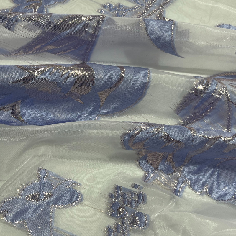 25 nuevo después de la tecnología tela de ergena poliéster toda la tela de ergena jacquard vestido de moda de mujer en stock