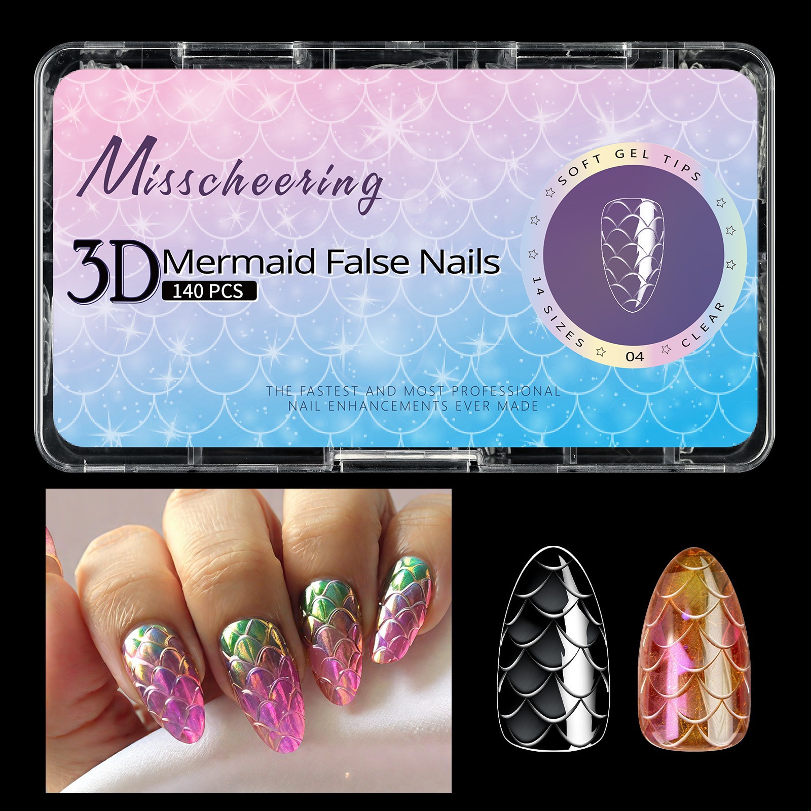 OMqt0747-04 Fish Scale Armor Boxed 04【140pcs】
