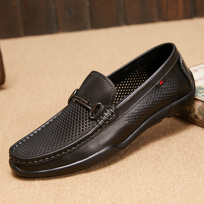 Herren Freizeitschuhe Aus Echtem Leder, Bequem Und Atmungsaktiv_voghion.com