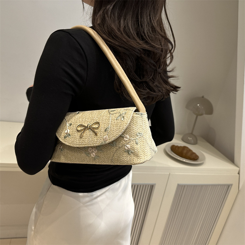 Bolso retro bolso de moda coreano bolso de mujer 2024 nuevo bolso de hombro de brazo bolso de mochila universal