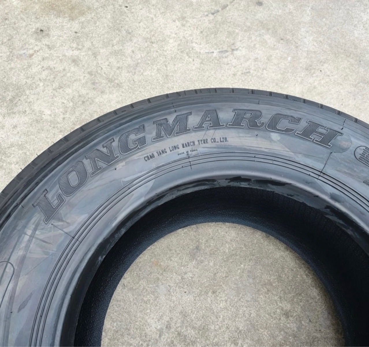 Langma Long March Tire 385/55R22.5LM168 single tire for semi-trailer and trailer, vacuum tire, long-distance high wear-resistance type