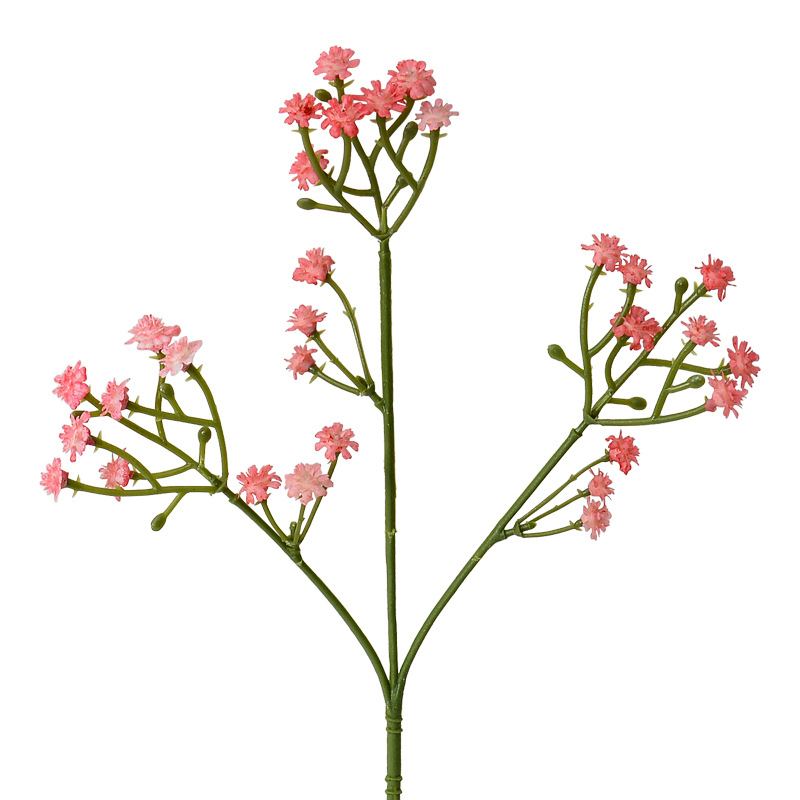Simulación Gypsophila decoración de bodas estilo ins ramo de ramo de flores de goma suave sensación Gypsophila flor artificial flor falsa al por mayor