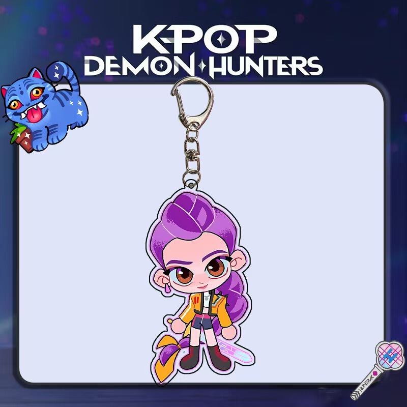 HUNTRIX猎魔女团亚克力钥匙扣可爱动漫包包挂件KPOP周边|undefined