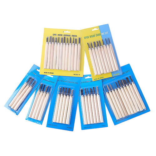 Carving Knife 12-piece Set Woodworking Carving Rubber Stamp Carving Beginner Carving Knife Carving Tool DIY Carving Knife