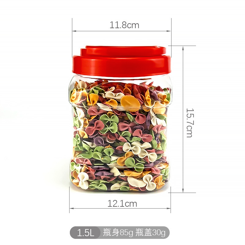 Botella cuadrada de 1.5L (3 kg de agua)-2