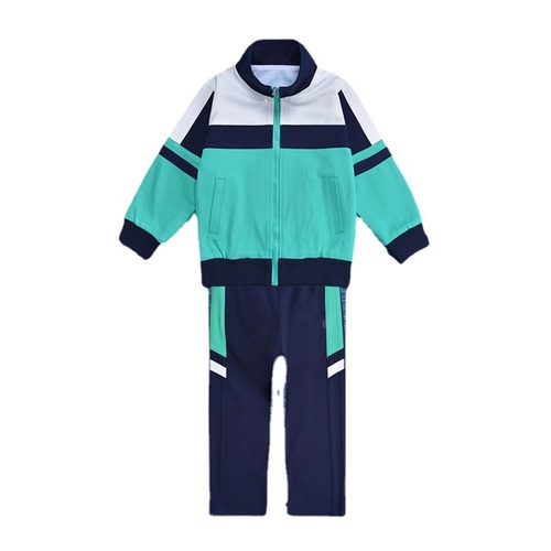 Lanyang Bei Bei sporty spring and autumn two-piece set school uniform for kindergarten, primary and middle school students, dropshipping