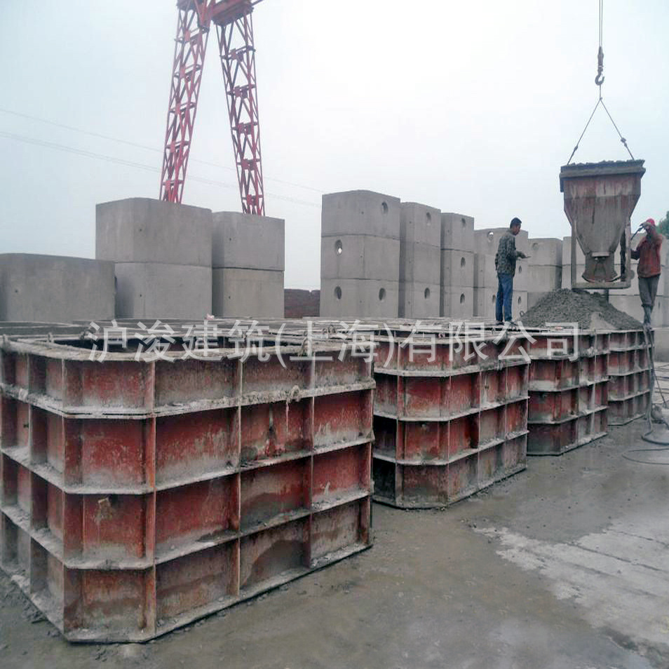 罐形化粪池模具预制件化粪池钢模板加工圆形生产混凝土矩形化粪池