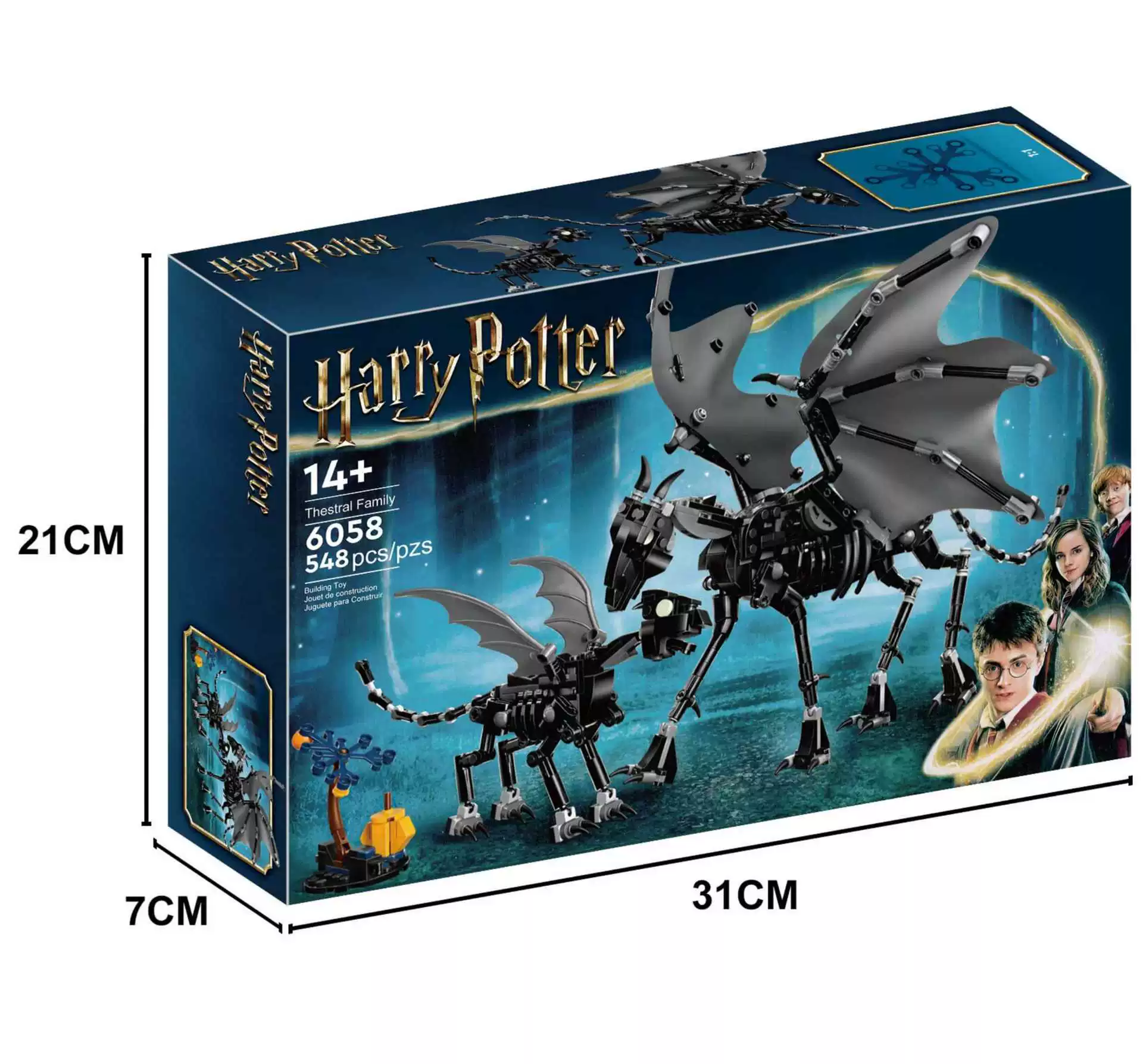 Набор строительных блоков (совместим с LEGO Harry Potter) — замок в стиле Хогвартса и фигурки, варианты с несколькими деталями