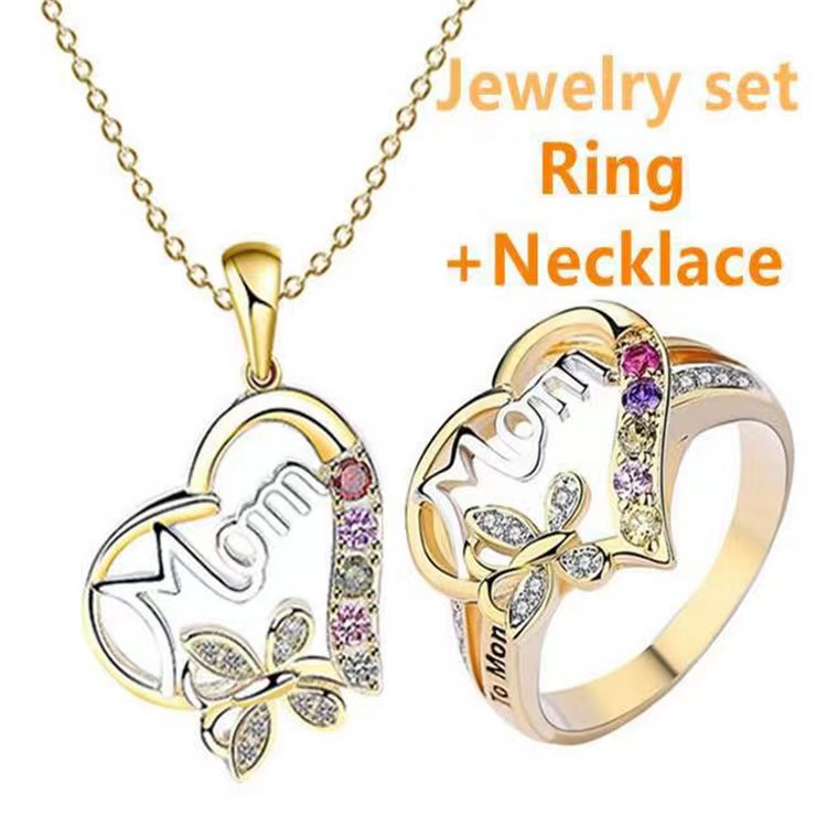 Yunjinwish comercio electrónico transfronterizo joyas de mano de venta caliente amor anillo de madre regalo del día de la madre anillo de mujer