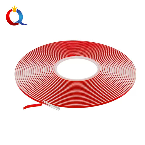 Wholesale PVC hardened acrylic card slot glue 3mm transparent traceless tape glass product slot box double-sided tape