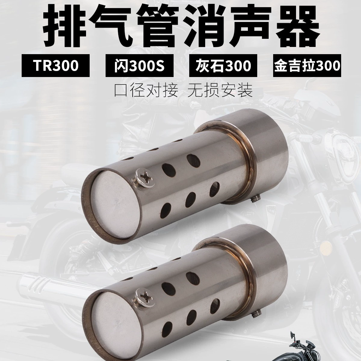 Модификация мотоцикла TR300 flash 300s Greystone 300 Jinjila 300 Jinjila TCS глушитель выхлопной трубы