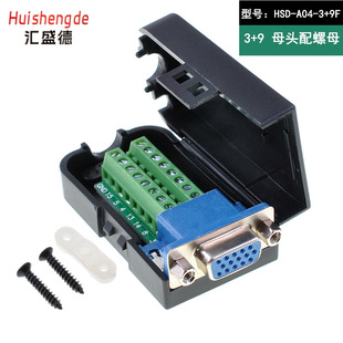 VGA�⺸���^ 3��DB15� ĸ�^����ĸ 3+9 ��X�@ʾ��ͶӰ�x