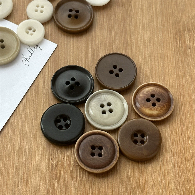 Natural fruit buttons, high-end suit buttons, coats, windbreakers, four-eye high-end buttons, environmentally friendly round buttons