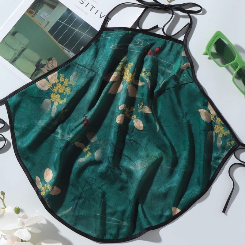 Bellyband Female Adult Ancient Sexy Sling One-piece Anti-cold Belly Protection Hanging Neck Hanfu Pajamas Summer Ice Silk