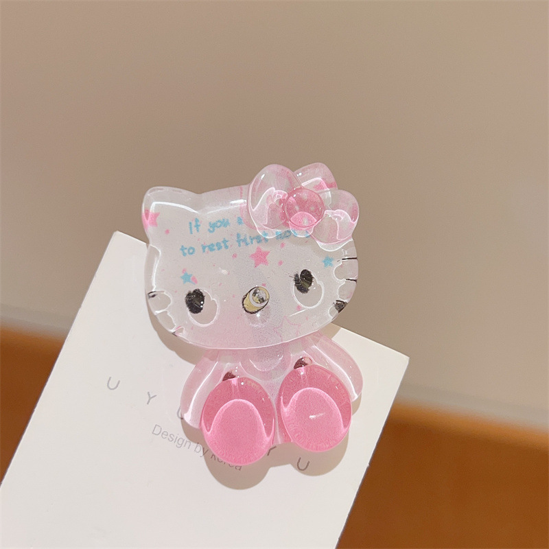 夏季全身冰透小动物发夹日系高颜值甜美风碎发少女鸭嘴夹发卡发饰|undefined