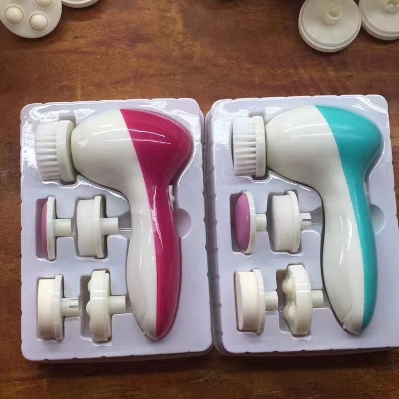 クロスボーダー卸売り五合一洗顔器電気洗顔器洗顔器顔洗浄器マッサージ美容器プレゼント|undefined