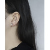 Brand design agate earrings, Korean style, light luxury style, trend of season, 925 sample silver