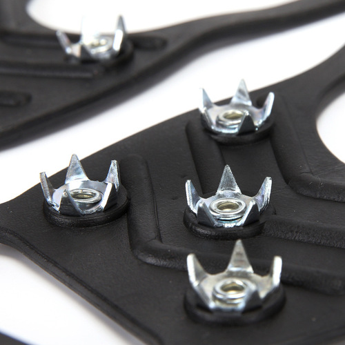 Outdoor Eight-Tooth Ice Claw Snow Claw Ice Grabber Snow Country Shoe Cover Shoe Chain High Elasticity Convenient to Put On and Take Off Winter Snow Country 