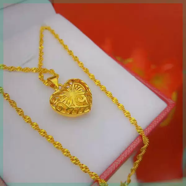 Love Necklace Double Love Women's Necklace Women's Super Fairy Mori Style Fashion Collarbone Chain Elegant Cool Fashion Women's Necklace
