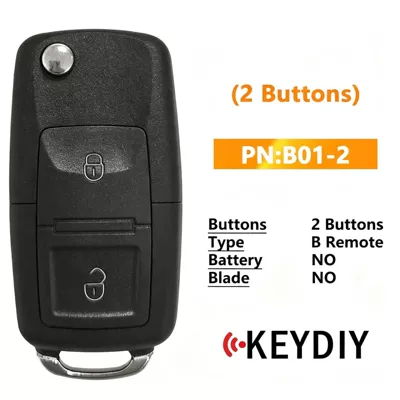 KEYDIY B01-2 KD sub-controller, a universal 2-button car remote key sub-controller, for cross-border and international markets (Car anti-theft device) - b01-2