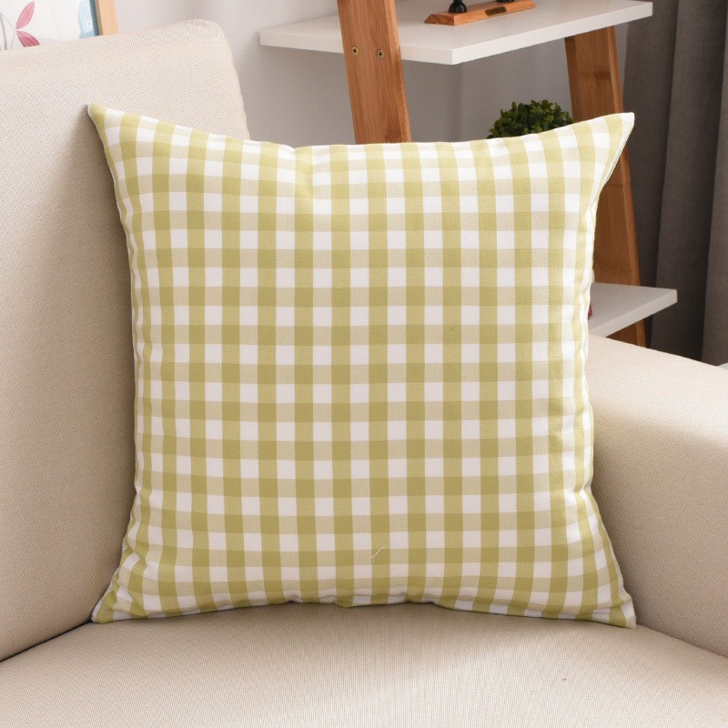 Cojín de asiento de algodón y lino para oficina y sofá