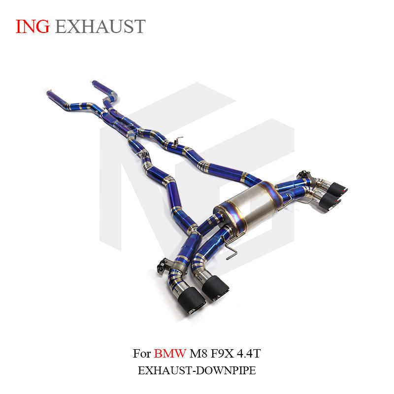 Suitable for BMW M8 F92 4.4T Catback Exhaust Pipe Titanium Pipe with Valve Silencer
