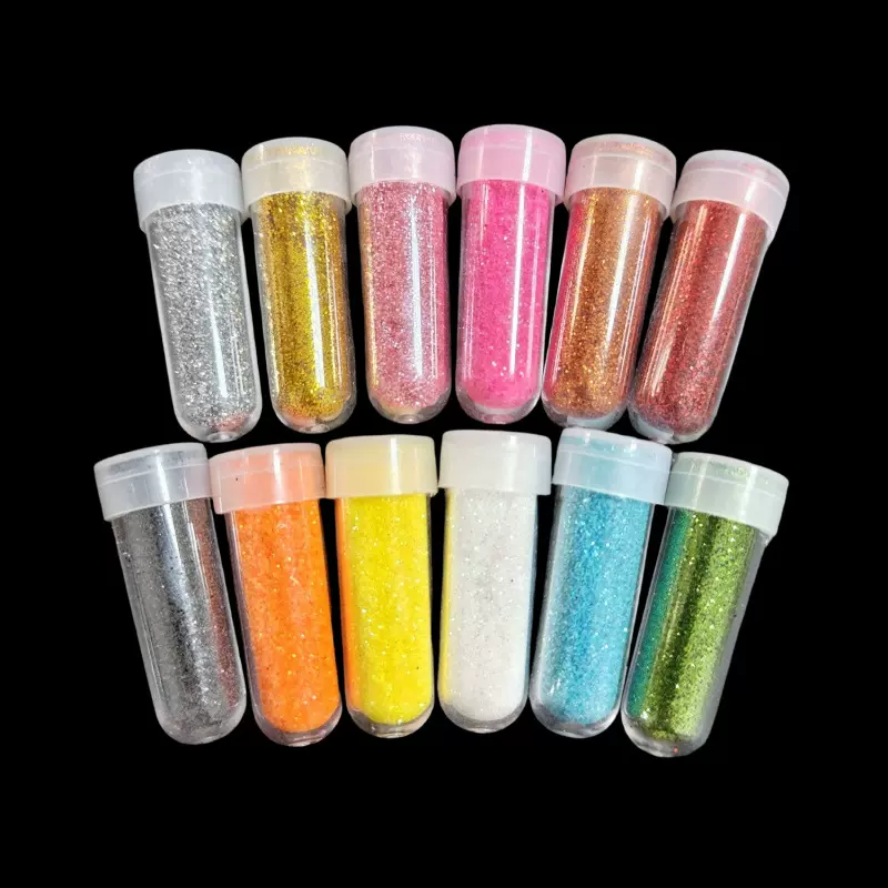 抖音拍照闪粉掌心烟花diy闪粉pet金葱粉3g瓶装12色袋装现货批发