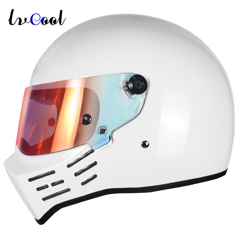 Comercio exterior retro casco completo casco de la motocicleta fábrica de crucero casco de la motocicleta Four Seasons universal entrega transfronteriza