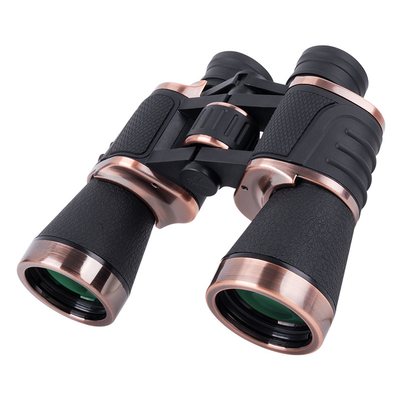 古铜望远镜高倍高清微光夜视户外演唱会手机拍照成人望眼镜大口径