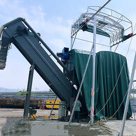 洛阳市 粉料自动装罐车机 集装箱卸灰机图片 水泥粉拆箱机