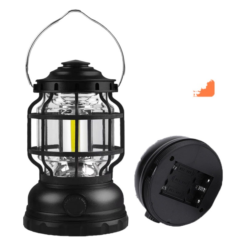 Nuevo al aire libre cálido luz ambiente luz camping luz recargable campamento tienda luz led super larga resistencia retro camping luz